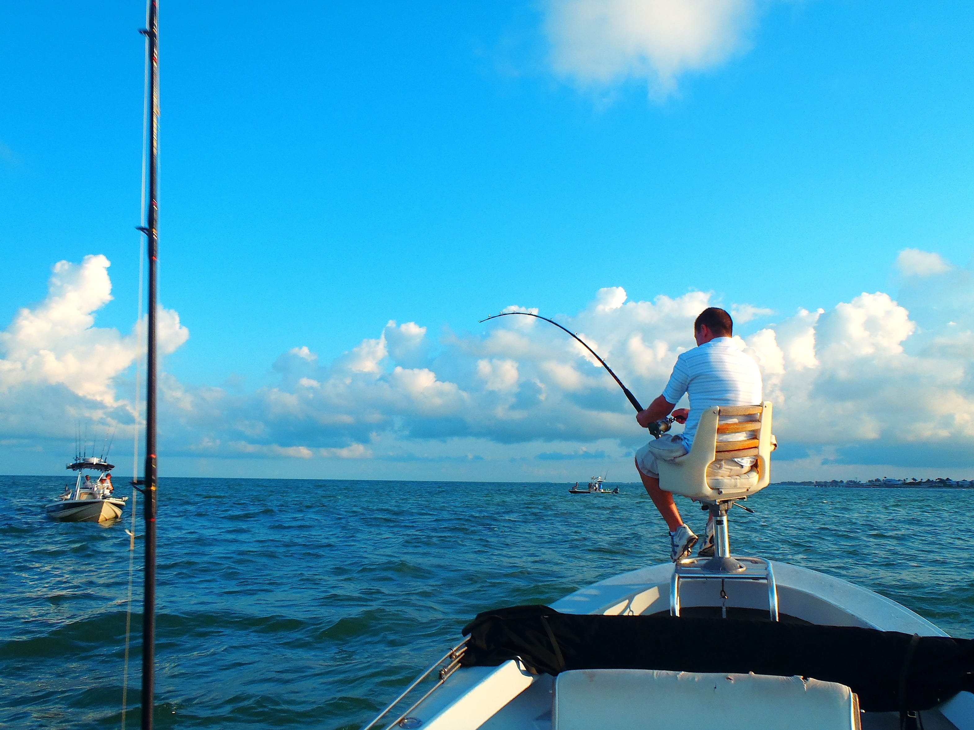 Tarpon On The Line, Boca Grande Pass, April 13, Sanibel, Captiva & Fort Myers Fishing Charter & Sanibel, Captiva Fort Myers Fishing Report.